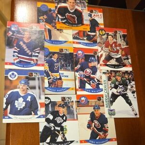 Vintage 90's NHL Pro Set Trading Cards (Set of 11)